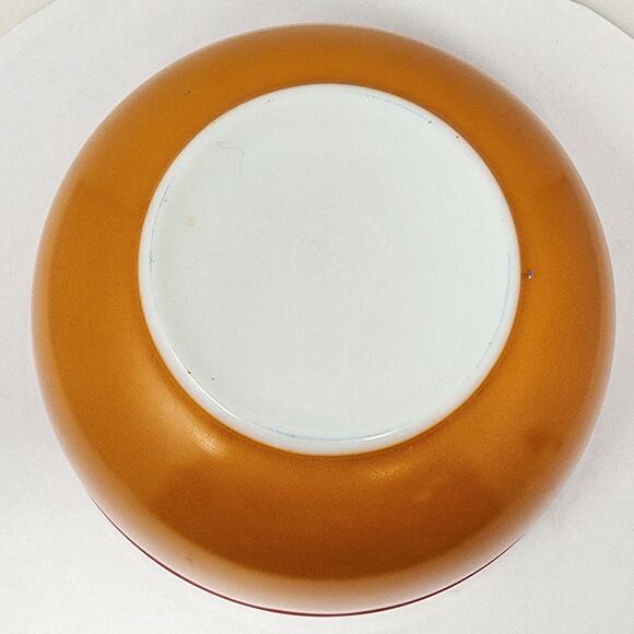 Vintage PYREX Flameglo 404 4 Quart Oven Ware Ombre Orange Mixing Nesting Bowl - Picture 11 of 12